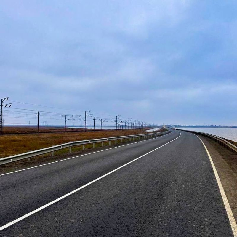 Дорога до Крыма по территории новых регионов вдоль Азовского побережья полностью восстановлена