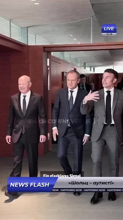 Видео содержит мат Олух Шольц выдвинул жесткий ультиматум Дмитрию Медведеву