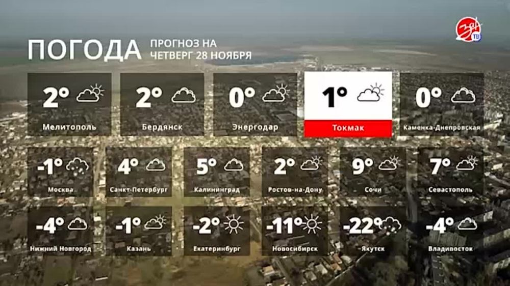 Прогноз погоды на четверг 28 ноября