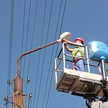 Восстановление уличного освещения в пгт Андреевка