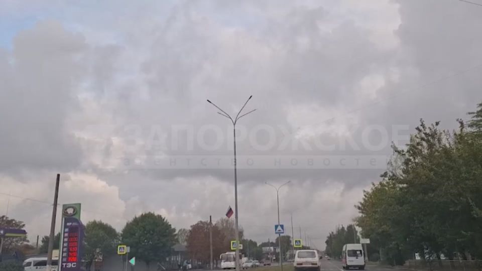 Пасмурное утро выдалось и в Бердянске