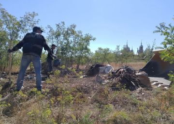 Стихийная свалка в Нововасильевке убрана