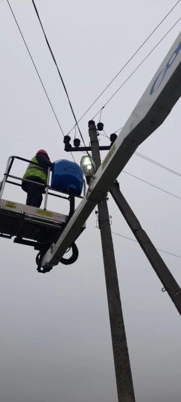 Обновление системы уличного освещения в селе Азовское