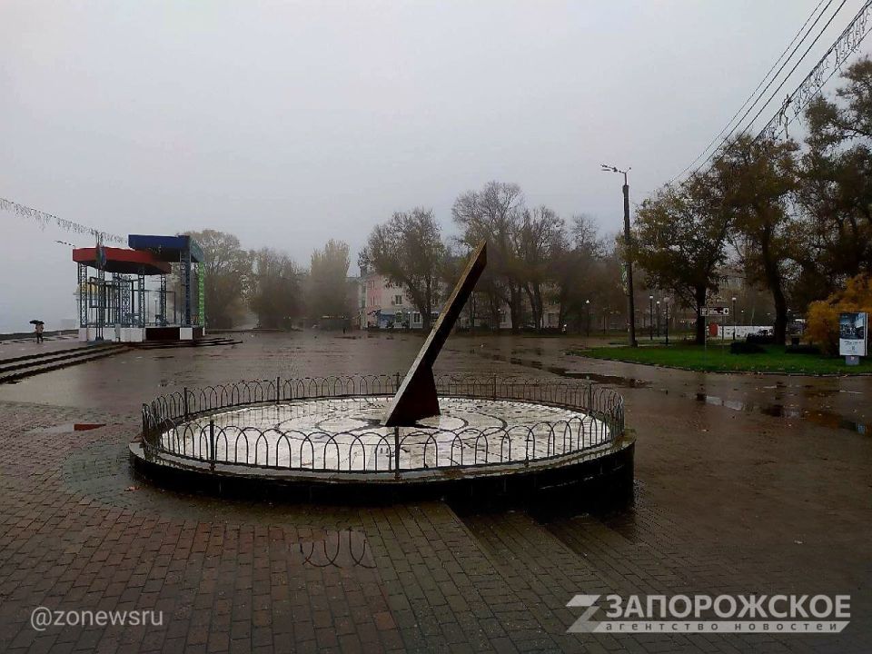 Плотный туман и в Бердянске