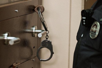 В Бердянске россиянка бросила полицейского через прогиб