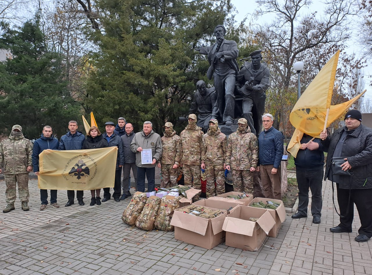 Анна Хорошун: Военно-историческое общество передало для военных на линии боевого соприкосновения в Запорожской области партию аптечек