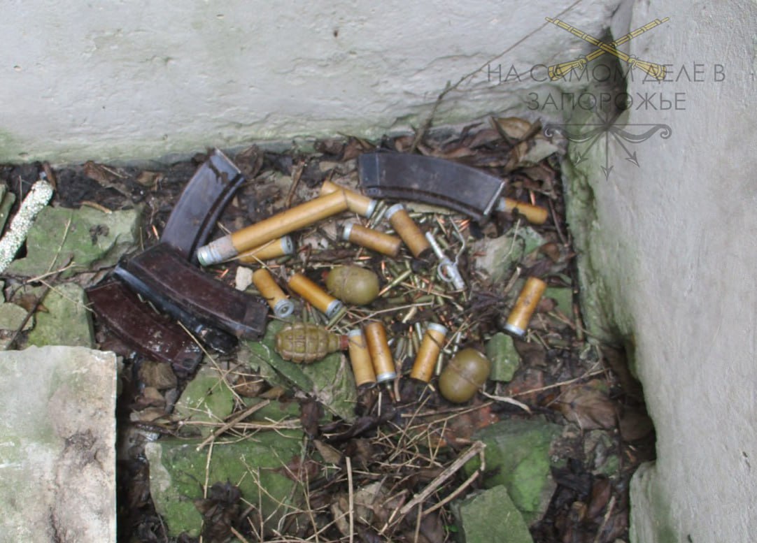 В Запорожской области полицейские нашли схрон с боеприпасами