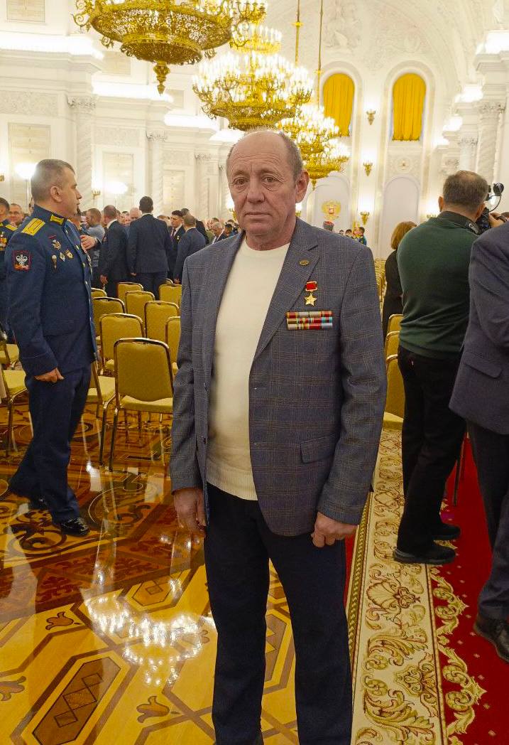 Анна Хорошун: Житель Бердянска, Герой Советского Союза Виктор Павлович Синицкий принял участие в торжественной церемонии вручения медалей «Золотая Звезда» в Георгиевском зале Большого Кремлевского дворца