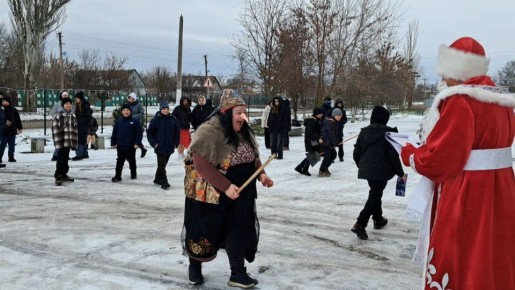 Новогодний праздник в селе Дмитровка