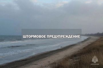 Штормовое предупреждение. Ночью 10-11 января по Азовскому морю сохранится южный ветер 12-17 м/с
