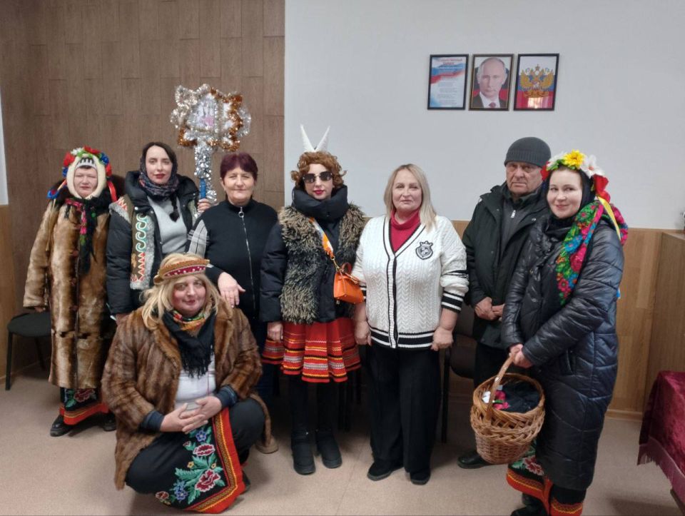 Традиции Старого Нового года в селе Долинское