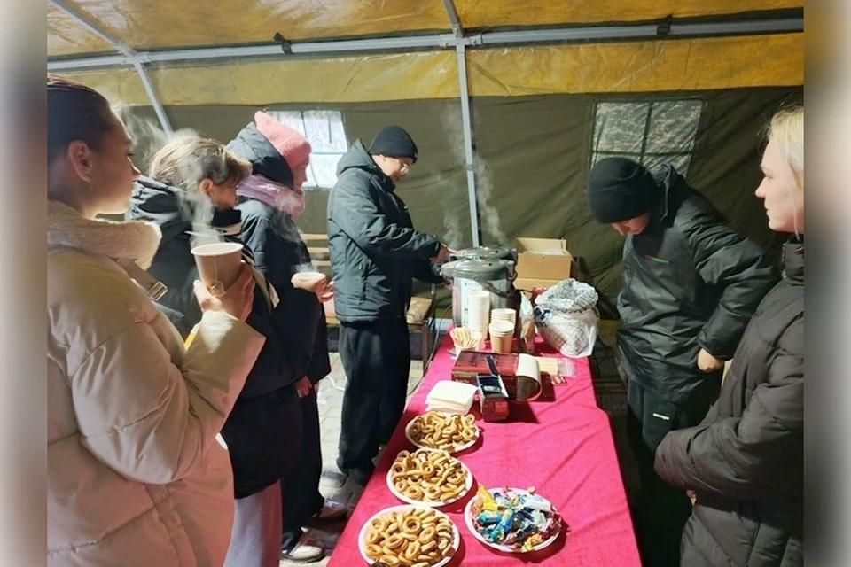 В пунктах обогрева Бердянска и Приморска работают волонтеры