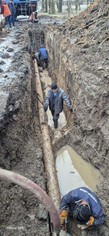 На ул. Морозова заменен аварийный участок водопровода