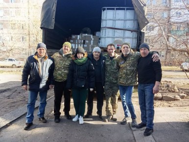 К Дню защитника Отечества бердянцы отправили очередной гуманитарный конвой бойцам