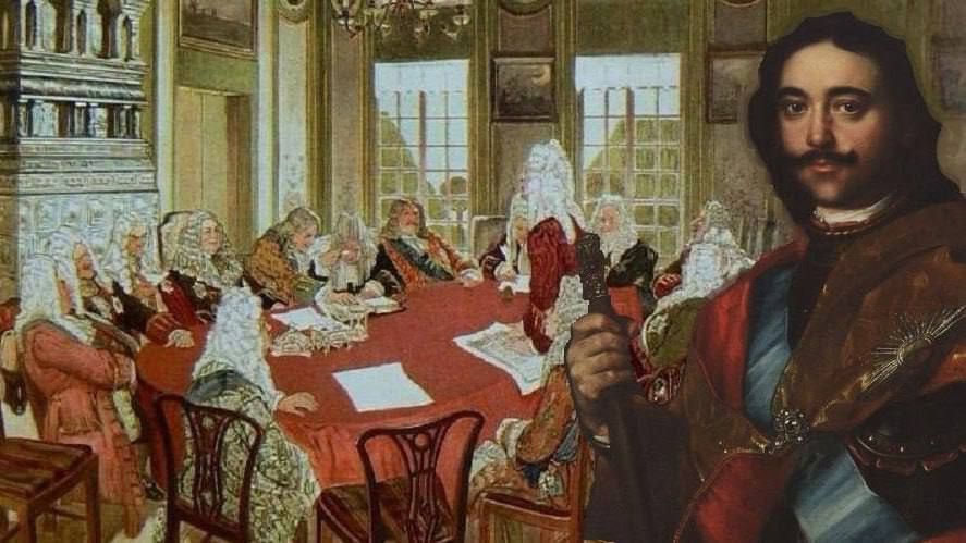 Анна Хорошун: 5 марта. 1711. Петр I создал верховную государственную организацию, высший орган государственной власти и законодательства – Правительствующий Сенат из 8 человек 1940