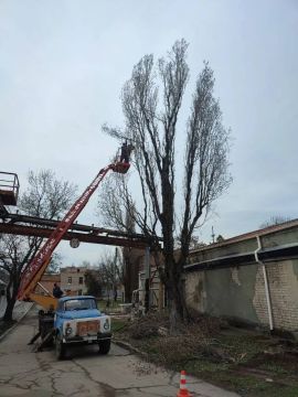 В Бердянске продолжаются работы по благоустройству