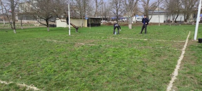 Спортсмены с. Осипенко провели субботник