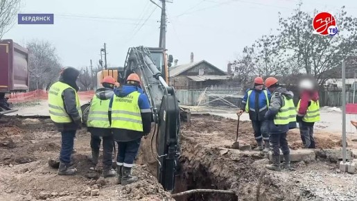 Продолжается масштабное обновление системы водоснабжения Бердянска