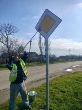 ГУП «УАЗО» продолжает выполнять работы по содержанию автомобильных дорог Запорожской области