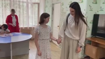 Сегодня Софию навестила моя коллега – Уполномоченный по правам ребёнка в Донецкой Народной Республике Таисия Чернявская