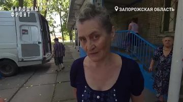 Народный фронт доставил гуманитарный груз в ПВР в Бердянске