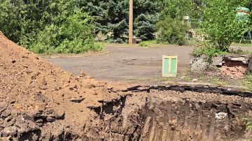 Власти округа проверили старт работ по установке септика в ДК села Троицкое