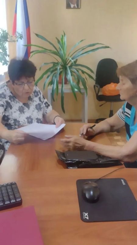 Приём на закреплённой территории - с.Андровка , Бердянский муниципальный округ, ведёт депутат Бердянского окружного Совета депутатов Саклакова Мария Захаровна