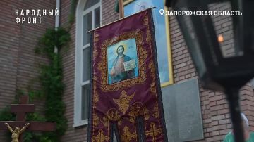 Престольный праздник храма в Бердянске: Народный фронт разделил радость с прихожанами