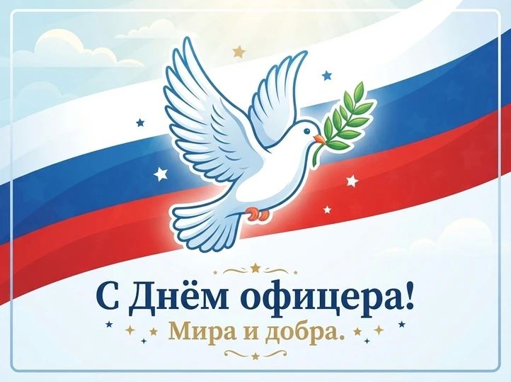 С ДНЁМ ОФИЦЕРА поздравляем Главу Бердянского муниципального округа КИЧИГИНА АЛЕКСЕЯ НИКОЛАЕВИЧА!