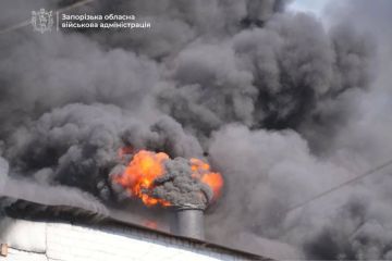 В Запорожье поражены крупные торговые склады