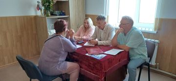 В селе Долинское состоялся совместный прием граждан