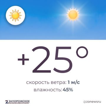 Ясная, солнечная погода ожидается в Запорожской области в пятницу, 18 сентября