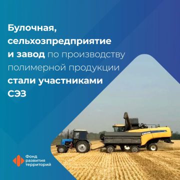 Еще три предприятия стали участниками СЭЗ в Донбассе и Новороссии: булочная, фермерское хозяйство и производитель полимеров