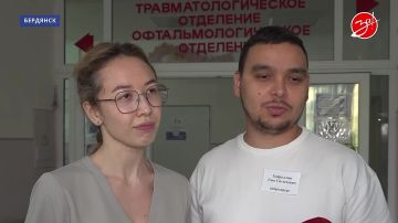 В сентябре в медицинских учреждениях Бердянска работали 7 врачей, приехавших в командировку по линии Федерального центра медицины катастроф «Южный» Минздрава России