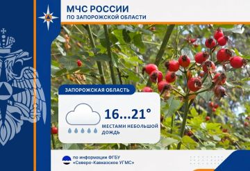 С 26 на 27 сентября на территории региона ожидается: